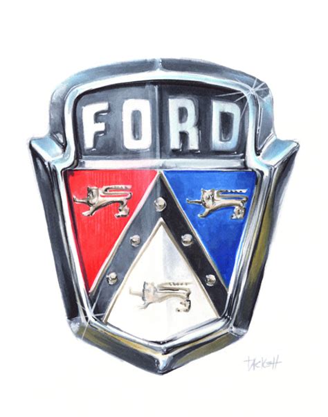 Ford Badge Wall Art – Billy Tackett