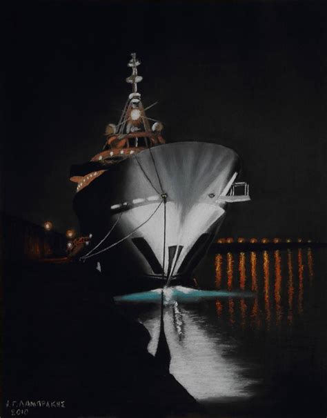 Love Boat Painting By Yannis Lamprakis Saatchi Art