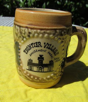 Vintage Frontier Village Amusement Park Souvenir Miniature Mug San Jose ...