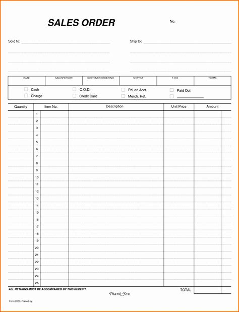 6 Microsoft Excel order form Template - Excel Templates