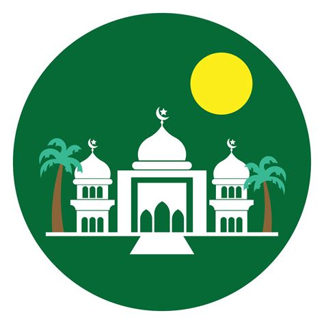 Mosque Islamic Flat Icon 16839654 Vector Art at Vecteezy