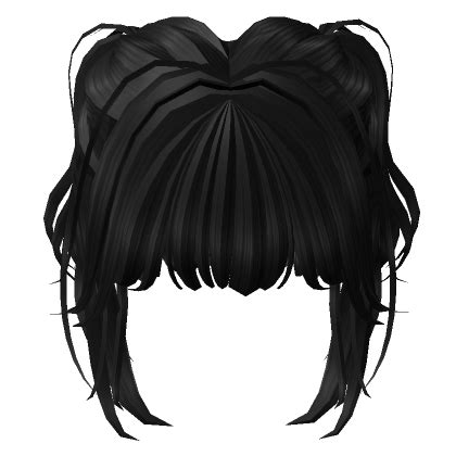 Messy Pigtails Black S Code Price RblxTrade