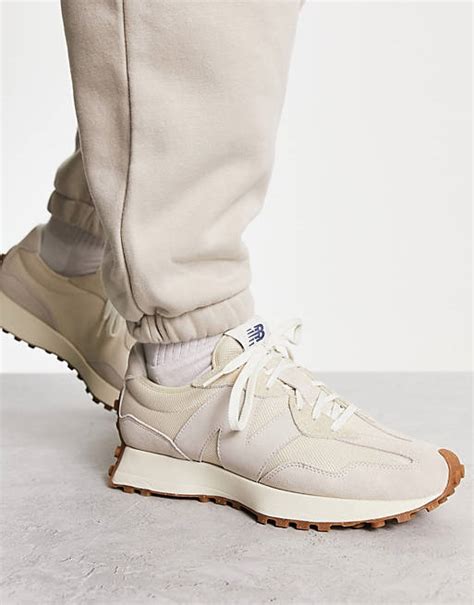 New Balance 327 Premium Sneakers In Off White Asos