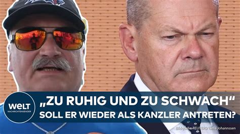 Deutschland Olaf Scholz Entfacht Debatte Um Zweite Amtszeit Als