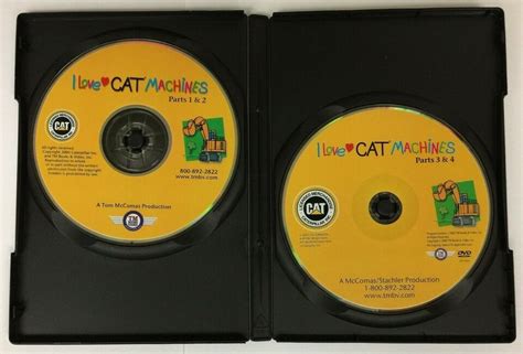 I Love Cat Machines Caterpillar Dvd 2 Disc Set Collectors Edition