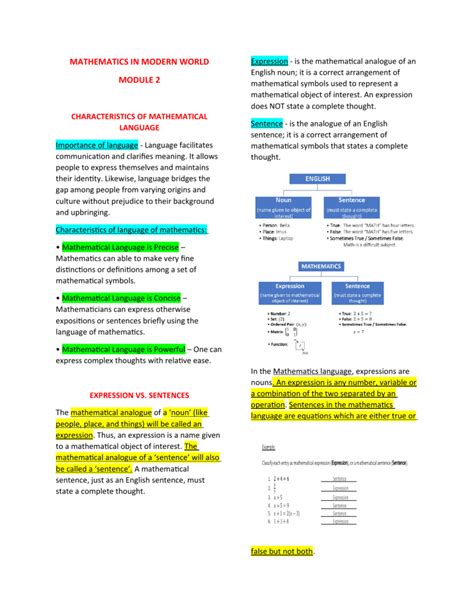 Mathematics In The Modern World Module 2 Pdf Free