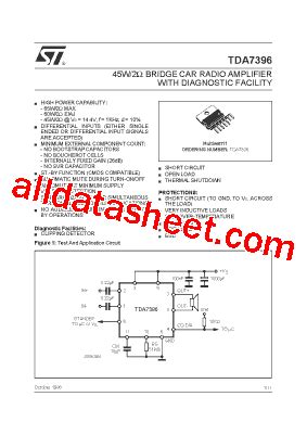 Tda Datasheet Pdf Stmicroelectronics