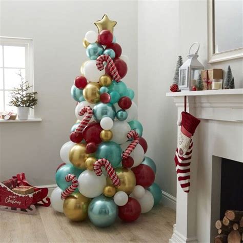 Luftballon Weihnachtsbaum Candy Cane Ballonbaum Etsy Balloon Tree