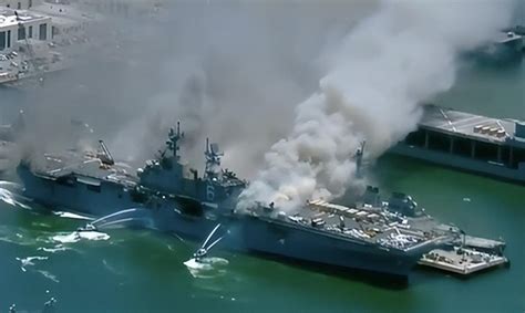 Within Hours Two Us Aircraft Carriers Caught Fire One After