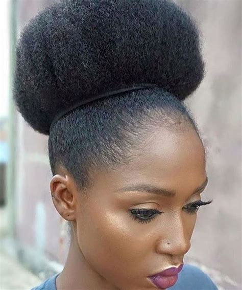 Curly Bun: Natural Hair Bun Styles