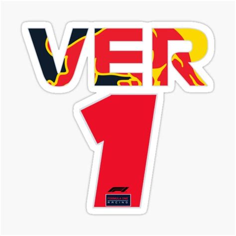 Sticker F1 Verstappen 1 Perez 11 Max Verstappen F1 Max Verstappen