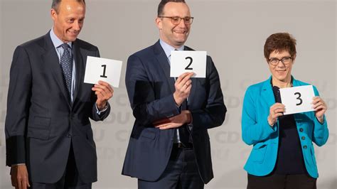 Annegret Kramp Karrenbauer Friedrich Merz Jens Spahn Im Check Manager