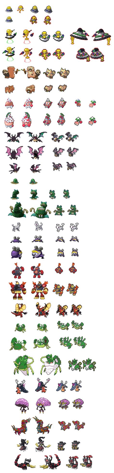 Pokemon Outbounds Every Pokemon Sprites By Boony62 On Deviantart