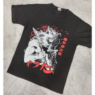 Camiseta Demon Slayer Hashibira Inosuke Anime Shopee Brasil