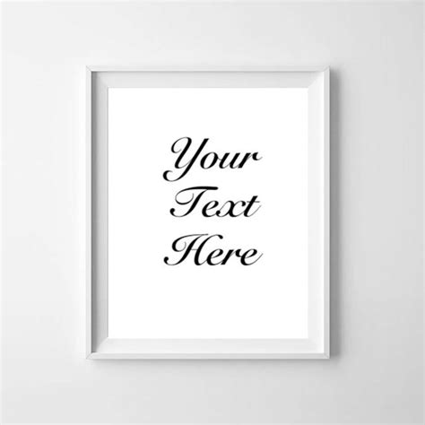 Personalized Poster, Custom Quote Print, Custom Text Print, Custom ...