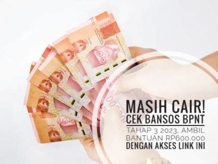 Masih Cair Cek Bansos Bpnt Tahap Ambil Bantuan Rp