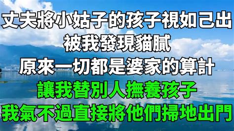 丈夫將小姑子的孩子視如己出，被我發現貓膩，原來這一切都是婆家的算計，讓我一直替別人撫養孩子，我氣不過直接將他們掃地出門【心靈風鈴】落日溫情