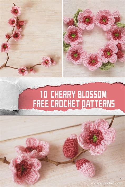 Crochet Cherry Blossom Free Patterns Igoodideas