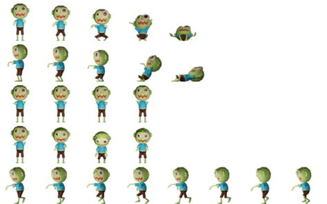 Zombie Sprite Sheet | OpenGameArt.org