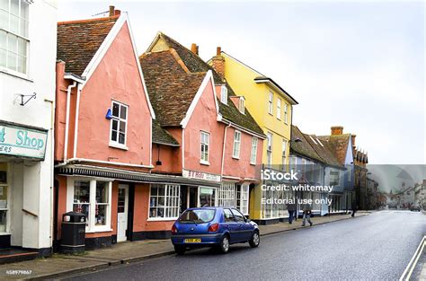 Hadleigh High Street Suffolk Stock Photo Download Image Now Ancient