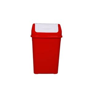 Plastic Swing Top Hygiene Bin Red Litre Internal Waste Bins