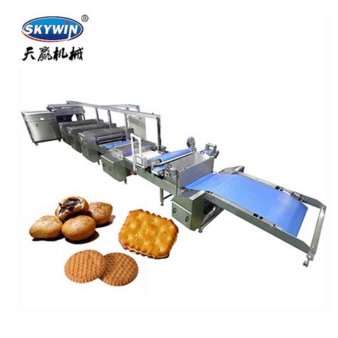 Skywin Factory CE Automatic High Capacity Biscuit Making Machine For