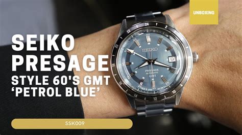 Unboxing Seiko Presage Style S Gmt Petrol Blue Ssk J Ssk