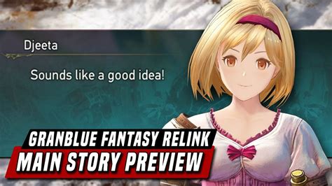 The First 2 Hours Of Granblue Fantasy Relink Djeeta En Jp Youtube