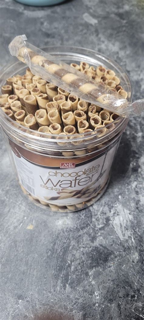 This 700g Chocolate Wafer Sticks Container Included Just One Wafer