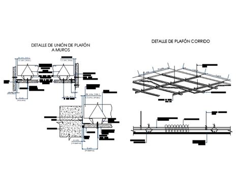 Plaf N Y Uni N A Muro En Autocad Descargar Cad Gratis Kb