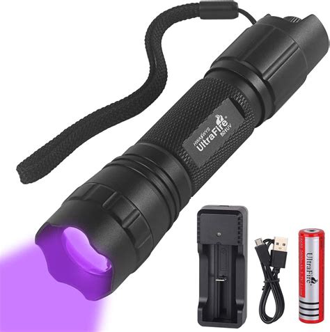 Ultrafire Uv Led Torch Nm Blacklight Flashlight Stepless Dimming