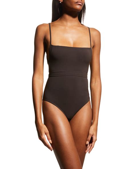 Anemos The K M Tie Cheeky One Piece Swimsuit Neiman Marcus