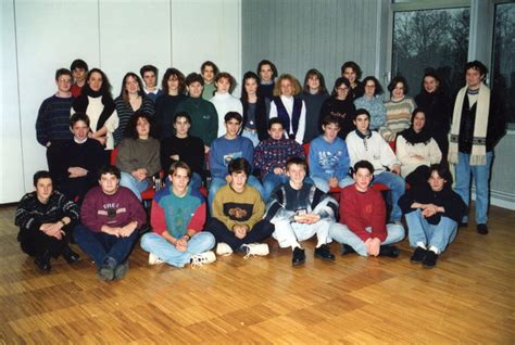 Photo de classe 2nde G de 1994 Lycée Lavoisier Copains d avant