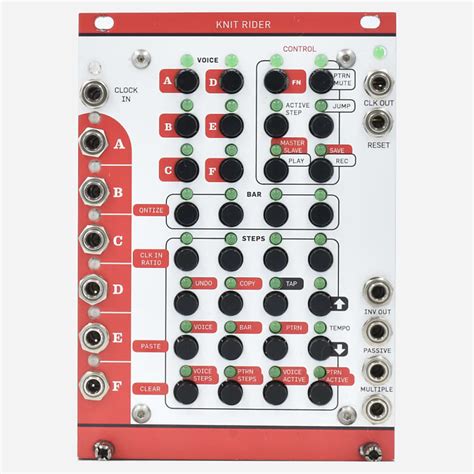 Bastl Instruments KNIT RIDER Magpie Panel Eurorack Trigger Reverb