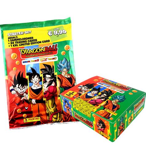 Panini Dragon Ball Universal Trading Cards Starterpack Caja De 18