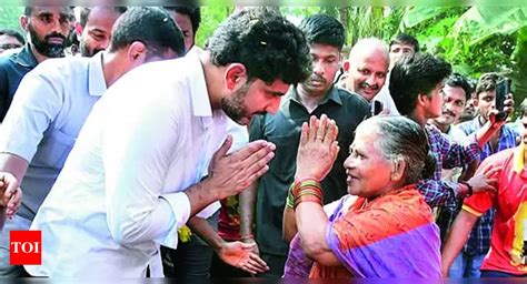 days lokesh resumes  yuvagalam padayatra  podalada