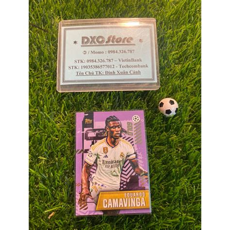 Retail Card Gold Topps Gold Eduardo Camavinga Real Madrid