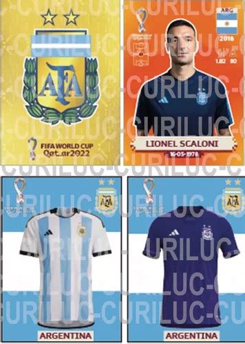 Figuritas Selección Argentina Mundial Qatar 2022 Convocados en venta en