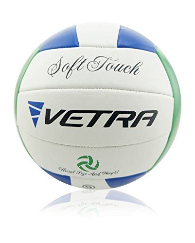 Buy Vetra Volleyball Soft Touch Volley Ball Official Size 5 Green Blue