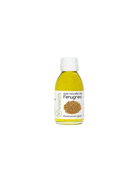 Huile Naturelle De Fenugrec Flacon 125 Ml Manelya