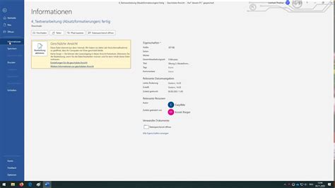 Microsoft Word Gesch Tztes Dokument Bearbeitung Aktivieren Youtube