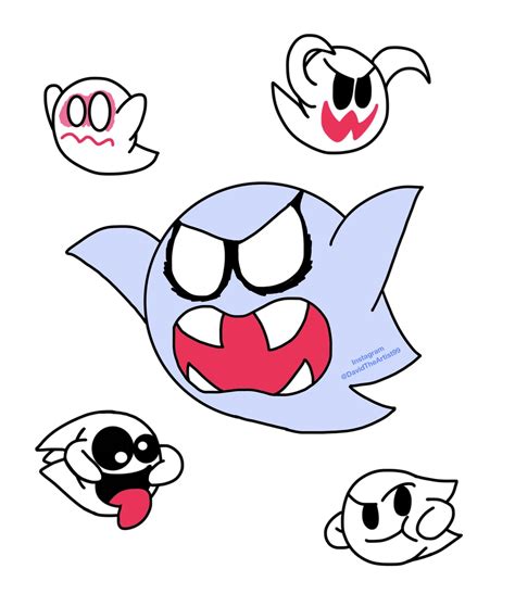 Super Mario World Boos By Daveygamerslocker On Newgrounds