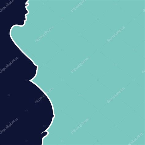 Pregnant Naked Woman Stock Vector By I Alda