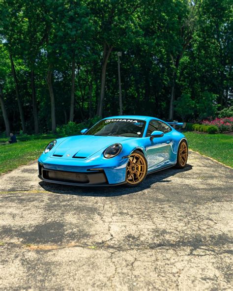 Porsche Gt Blue Rohana Rfg Wheel Wheel Front