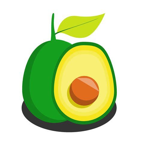 avocado vector illustration 36379080 Vector Art at Vecteezy