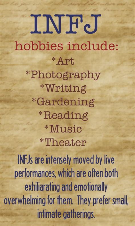 Infj Hobbies 100 Accurate I Love That Photography Is On Here