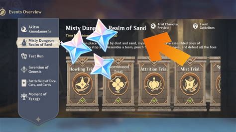 Misty Dungeon Realm Of Sand Event Ez Primogems Youtube