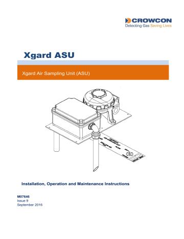 Crowcon Xgard Fixed Gas Detector Manual | Manualzz