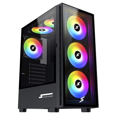 Gabinete Gamer Superframe Strider Mid Tower Argb Vidro Temperado