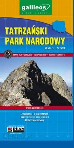 TATRzANSKI PARK NARODOWY MAPA PLAN Ceny I Opinie Ceneo Pl